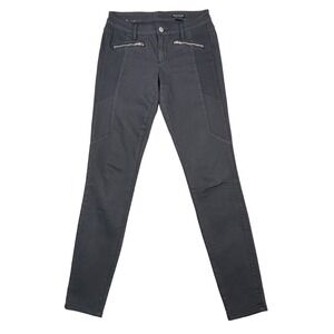 Club Monaco Moto Skinny Jeans Low Rise Stretch Grey Womens‎ 2